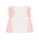 【ケアベア×SLAP SLIP】イラストプリントサイド切り替え袖フリルTシャツ(80~130cm)
