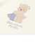 アニマルクマウサギイヌネコモチーフパッチ刺しゅう裾スカラップTシャツ(80~130cm)