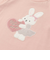 アニマルクマウサギイヌネコモチーフパッチ刺しゅう裾スカラップTシャツ(80~130cm)
