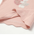 アニマルクマウサギイヌネコモチーフパッチ刺しゅう裾スカラップTシャツ(80~130cm)