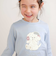 アニマルクマウサギイヌネコモチーフパッチ刺しゅう裾スカラップTシャツ(80~130cm)