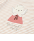 アニマルクマウサギイヌネコモチーフパッチ刺しゅう裾スカラップTシャツ(80~130cm)