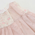 リボン付き花柄ベスト+2WAYオール2点セットベビー(50~70cm)