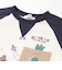 【お揃い】はたらくくるま恐竜刺しゅう胸ポケット付きラグランTシャツ(80~130cm)