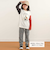 【お揃い】おにぎりサガラ刺しゅう袖配色Tシャツ(80~130cm)