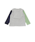 【お揃い】おにぎりサガラ刺しゅう袖配色Tシャツ(80~130cm)