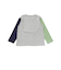 【お揃い】おにぎりサガラ刺しゅう袖配色Tシャツ(80~130cm)