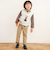 【お揃い】ツイル胸ポケットチェックシャツ(80~130cm)