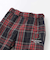 【お揃い】ツイルチェックリバーシブルパンツ(80~130cm)