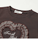 レースチュールハート裾フリルTシャツ(80~130cm)