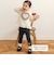 レースチュールハート裾フリルTシャツ(80~130cm)