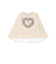 レースチュールハート裾フリルTシャツ(80~130cm)