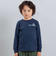 エッフェル塔ロゴ半袖Tシャツ+袖ラインロゴ長袖Tシャツセット(90~150cm)
