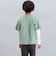 エッフェル塔ロゴ半袖Tシャツ+袖ラインロゴ長袖Tシャツセット(90~150cm)
