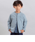 カノコ長袖カーディガン+ロゴプリント半袖Tシャツセット(90~150cm)