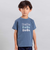 カノコ長袖カーディガン+ロゴプリント半袖Tシャツセット(90~150cm)