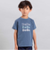 カノコ長袖カーディガン+ロゴプリント半袖Tシャツセット(90~150cm)