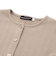 ランダムリブ長袖カーディガン+天竺リボンプリント半袖Tシャツセット(90~150cm)