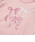 ランダムリブ長袖カーディガン+天竺リボンプリント半袖Tシャツセット(90~150cm)
