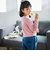 ストレッチジョグデニムスカラップポケットロングパンツ(90~160cm)