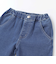 ストレッチジョグデニムスカラップポケットロングパンツ(90~160cm)
