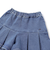 ストレッチジョグデニムプリーツショートパンツ(90~150cm)