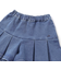 ストレッチジョグデニムプリーツショートパンツ(90~150cm)