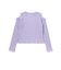 肩開きラインストーンロゴテレコ長袖Tシャツ(110~150cm)
