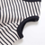 肩開きラインストーンロゴテレコ長袖Tシャツ(110~150cm)