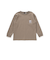バッグロゴパッチ天竺&マルチボーダー長袖Tシャツ(110~150cm)