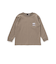バッグロゴパッチ天竺&マルチボーダー長袖Tシャツ(110~150cm)