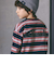 バッグロゴパッチ天竺&マルチボーダー長袖Tシャツ(110~150cm)