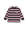 バッグロゴパッチ天竺&マルチボーダー長袖Tシャツ(110~150cm)