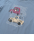 車プリント天竺半袖Tシャツ＋ボーダー柄長袖Tシャツセット(80~130cm)