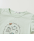 ティータイムプリント天竺半袖Tシャツ＋リボン付きスムース長袖カーディガンセット(80~130cm)