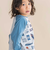 車総柄配色天竺ラグラン長袖Tシャツ(80~130cm)