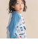 車総柄配色天竺ラグラン長袖Tシャツ(80~130cm)