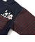 チェック袖切り替え天竺長袖Tシャツ(80~130cm)
