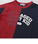 バイカラー切り替えロゴプリントビッグ半袖Tシャツ(100~160cm)