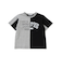 バイカラー切り替えロゴプリントビッグ半袖Tシャツ(100~160cm)