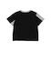 バイカラー切り替えロゴプリントビッグ半袖Tシャツ(100~160cm)