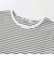 ツイル肩フリルジャンパースカート＋ボーダー長袖Tシャツセット(90~130cm)