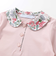 【日本製】【お揃い】リバティビエラ(DaisyMorisia)×花ボタン長袖Tシャツ(100～140cm)