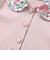 【日本製】【お揃い】リバティビエラ(DaisyMorisia)×花ボタン長袖Tシャツ(100～140cm)