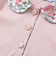 【日本製】【お揃い】リバティビエラ(DaisyMorisia)×花ボタン長袖Tシャツ(100～140cm)