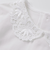 コンパクトコットン襟レース長袖Tシャツ(90～140cm)
