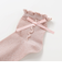 【日本製】ラメリボンソックス(13～21cm)