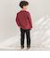 【店舗限定】バック三角ポイント裏毛ロングパンツ(95~150cm)