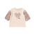 【お揃い】花柄バルーン5分袖スムースTシャツ(80~130cm)
