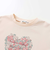 【お揃い】花柄バルーン5分袖スムースTシャツ(80~130cm)